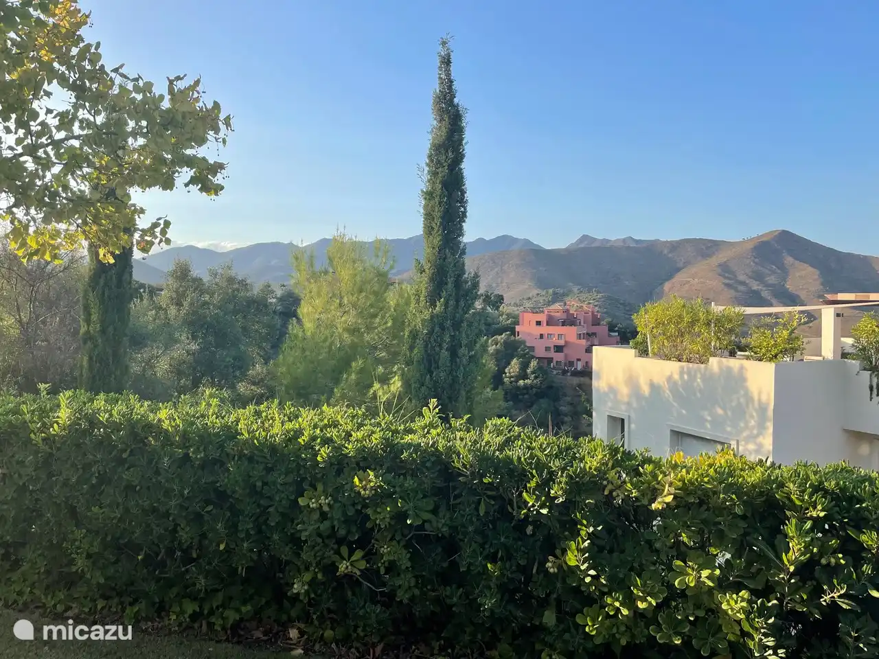 vista desde el jardin