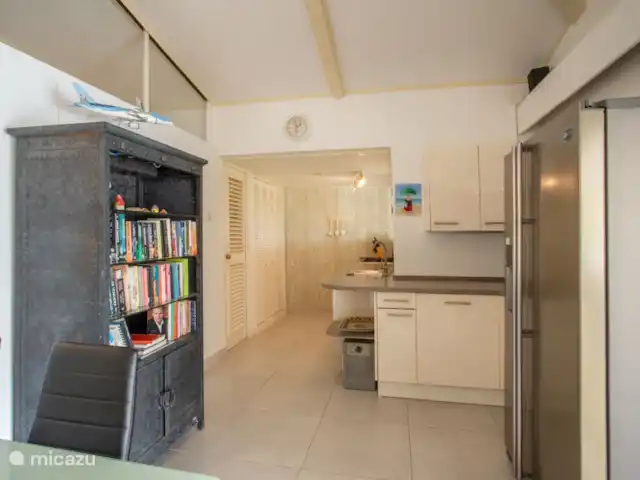 Villa Bon Bini en Curazao, Curazao Centro, Piscadera - bungaló Salón con cocina abierta