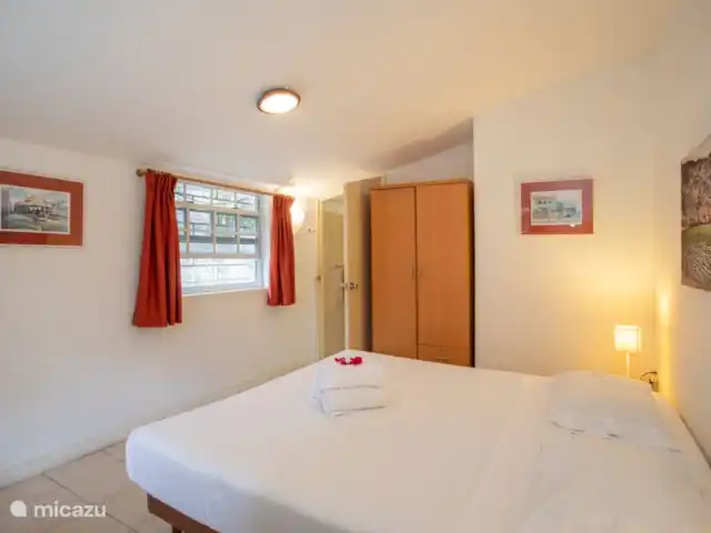 Villa Bon Bini en Curazao, Curazao Centro, Piscadera - bungaló Dormitorio con aire acondicionado