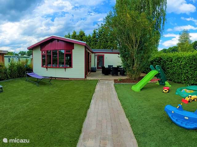 Holiday home in Netherlands, Veluwe – chalet Spacious family chalet with garden fenced