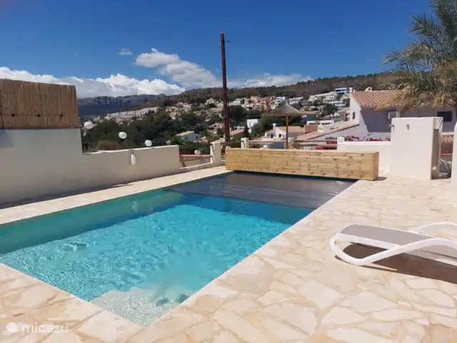 Los Hermanos | Espagne, Costa Blanca, Benissa - maison de vacances Lames en polycarbonate à ouverture et fermeture électriques