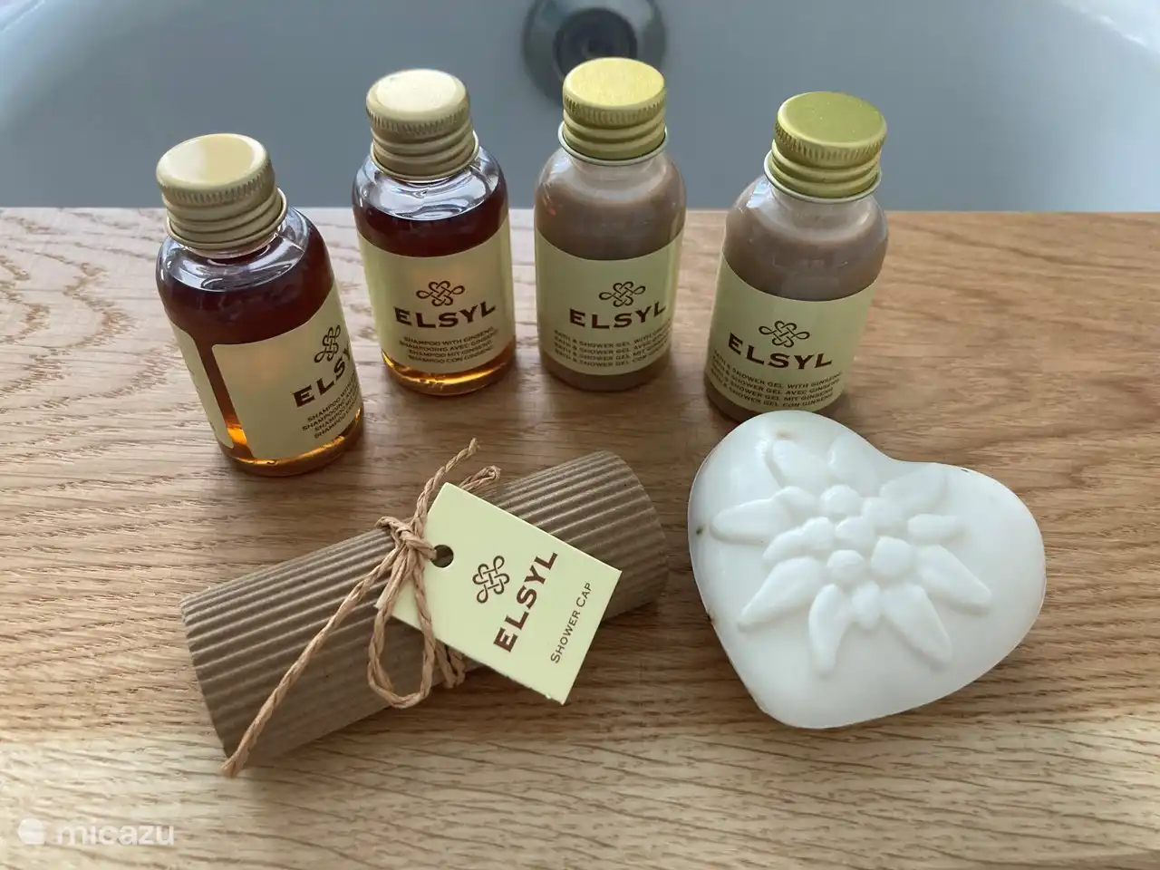 Was für eine Belohnung; was für ein Vergnügen. Bei der Ankunft stehen köstliche Badezusätze bereit wie diese Seife aus Schafsmilch.