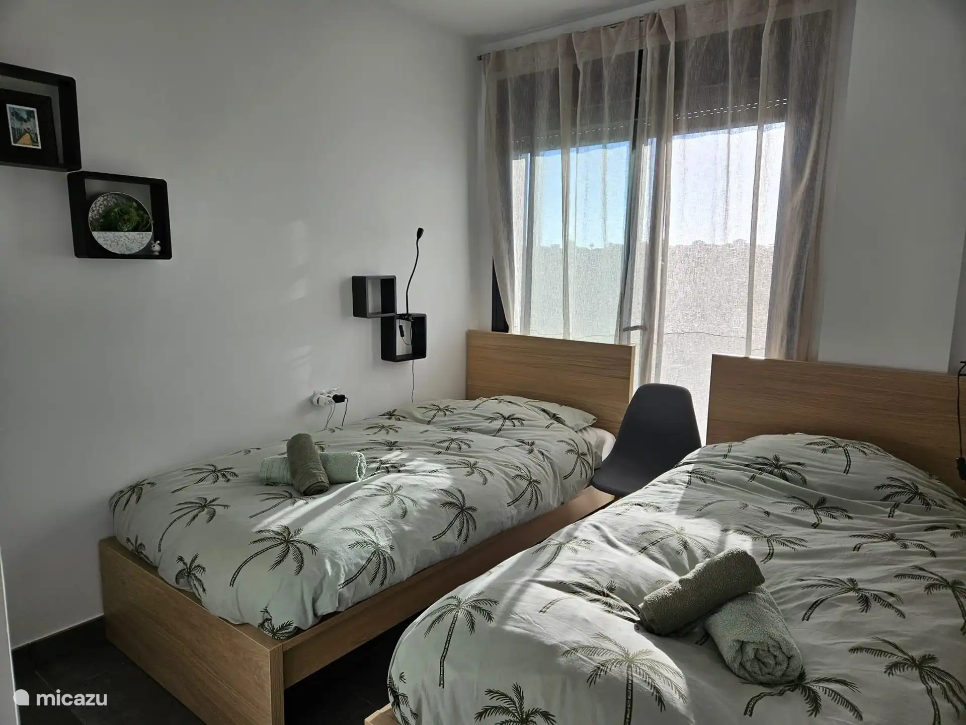 Twin-Betten im Schlafzimmer 2.