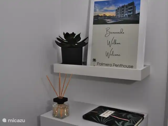 Location de Vacances Espagne, Costa Blanca, Villamartin, penthouse - Palmera Penthouse, Valentino Golf I À votre arrivée, vous trouverez notre dossier de bienvenue dans l’entrée.