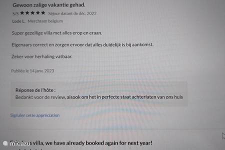 Review andere website