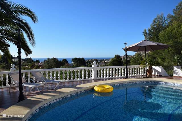 Vacation rental Spain – holiday house Casa Vista with beautiful sea view