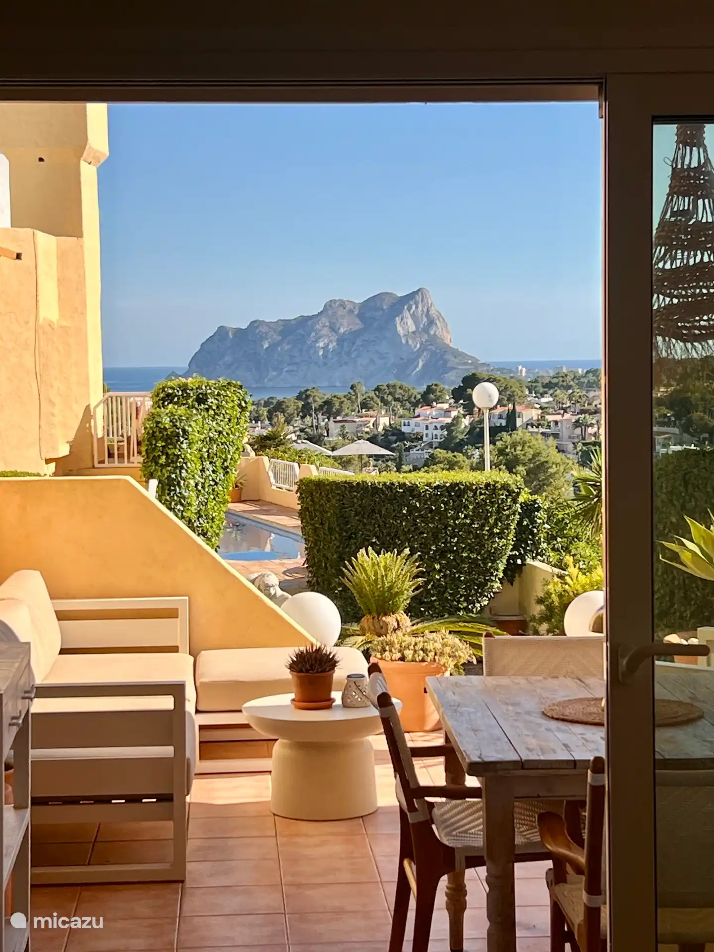 Blick von der Terrasse 