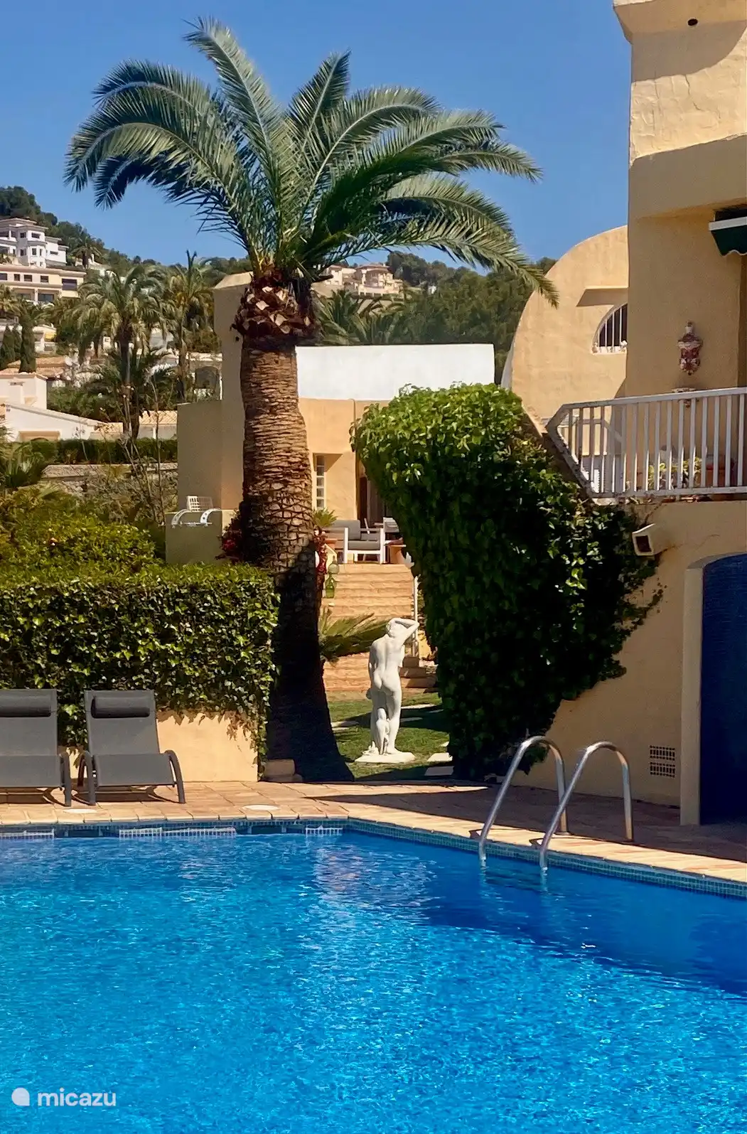 Vue depuis la grande piscine