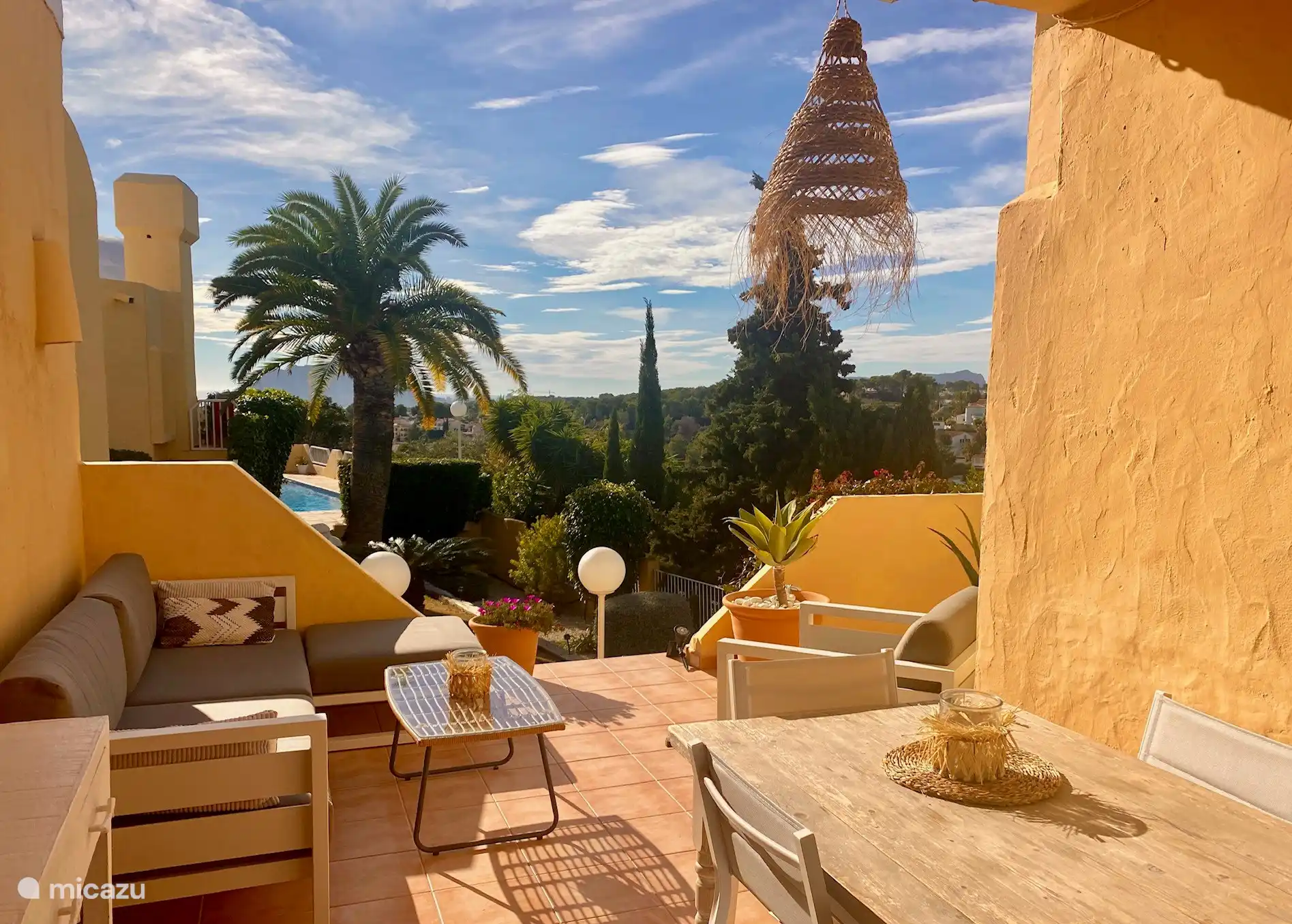 Terrasse en journée