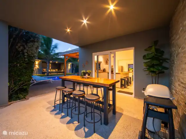 Casa Maria Curaçao | Curaçao, Banda Ariba (est), Vista Royal - villa BBQ et bar la nuit