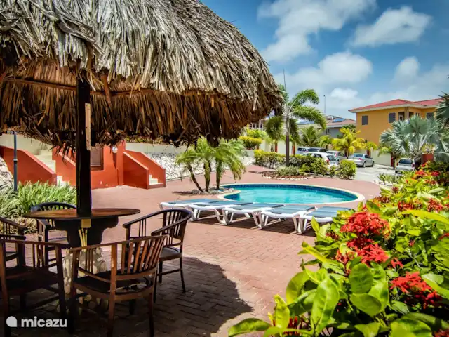 Chicos Seru Hulanda Resort en Curazao, Curazao Centro, Abrahamsz - apartamento La palapa te ofrece un lugar libre de sombras.
