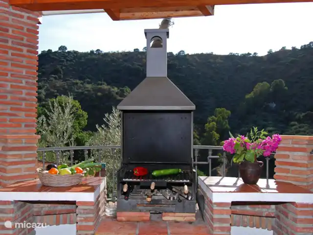 Villa Los Pinos huren in Spanje, Costa del Sol, Comares - villa Koken op de barbecue, met lokale ingrediënten!