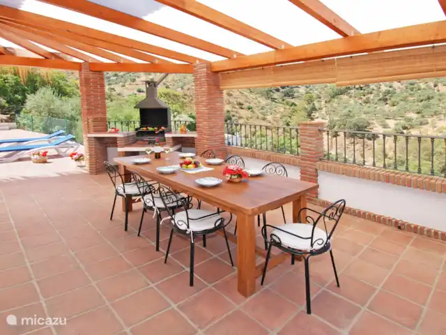 Villa Los Pinos huren in Spanje, Costa del Sol, Comares - villa Perfect om buiten te dineren