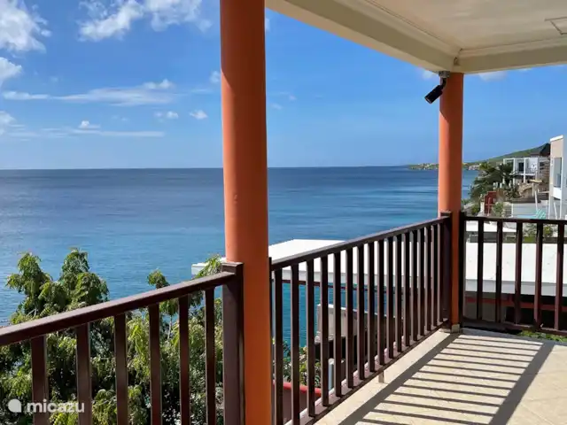 Villa de vacances lagon avec plage privée | Curaçao, Banda Abou (ouest), Lagun - villa Balcon de la chambre principale