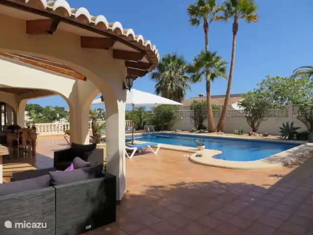 Preciosa Villa Benissa-Moraira 7 persona en España, Costa Blanca, Benissa - villa Terraza al frente