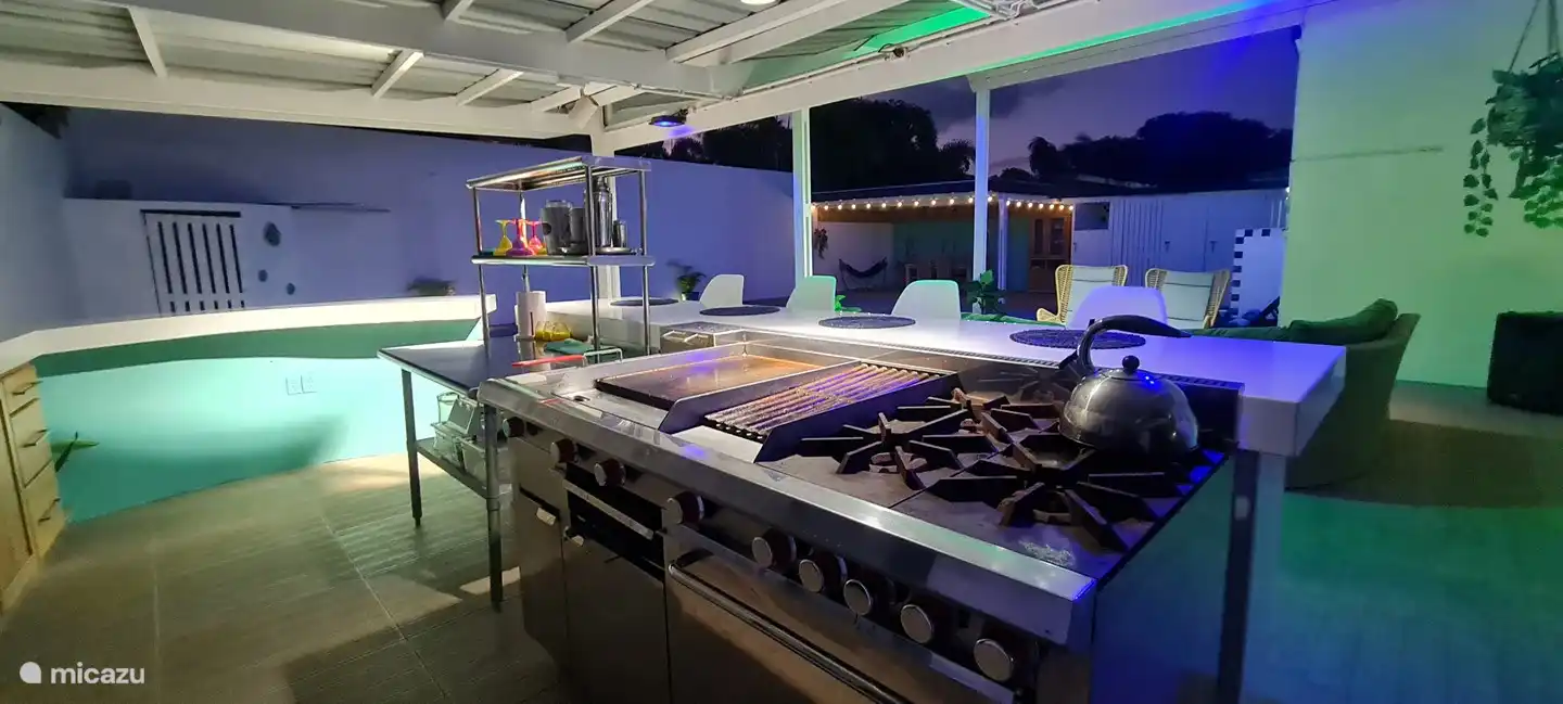 Bar with full kitchen