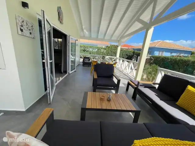 Location de Vacances Curaçao, Banda Abou (ouest), Fontein, villa - Casa Carta Sur notre grand porche