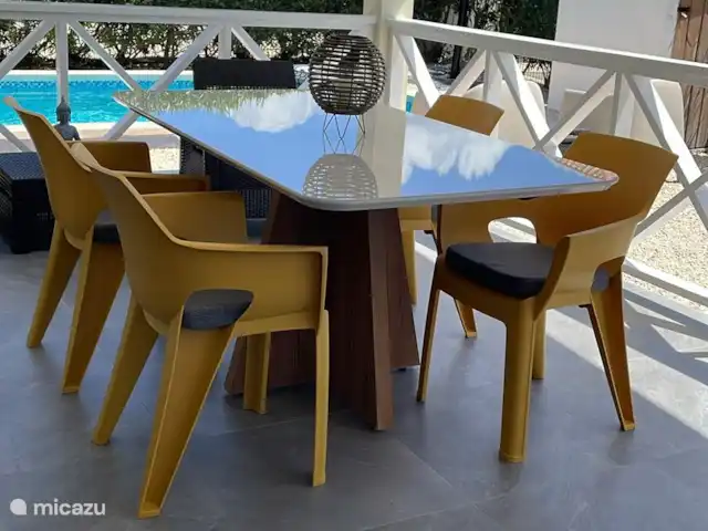 Location de Vacances Curaçao, Banda Abou (ouest), Fontein, villa - Casa Carta Neue Stühle.