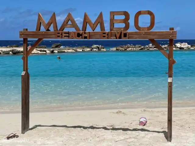 Location de Vacances Curaçao, Banda Abou (ouest), Fontein, villa - Casa Carta La magnifique plage de Mambo où a été tourné le film Bonbini Holland