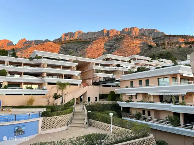 Bonita Vista Altea | Espagne, Costa Blanca, Altea - appartement Vue sur la montagne Bernia, la vue à l'entrée de l'appartement.