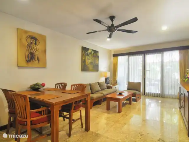 Vakantiehuis-Bali huren in Indonesië, Bali, Sanur - appartement Woonkamer