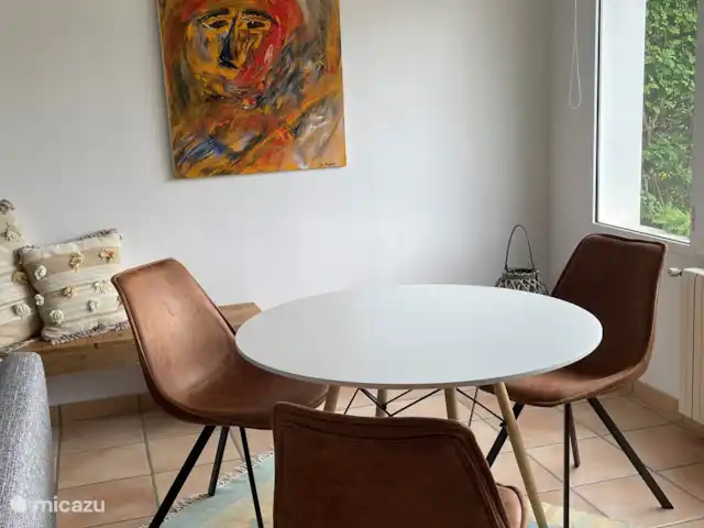 CasaSolymar en España, Costa Blanca, Moraira - villa Bonito rincón para jugar a juegos de mesa.