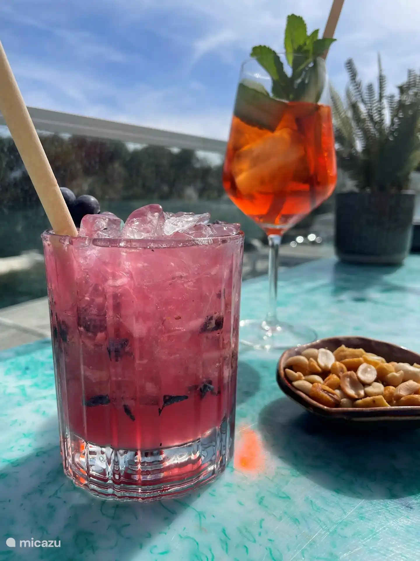 Aperotime on the terrace in front