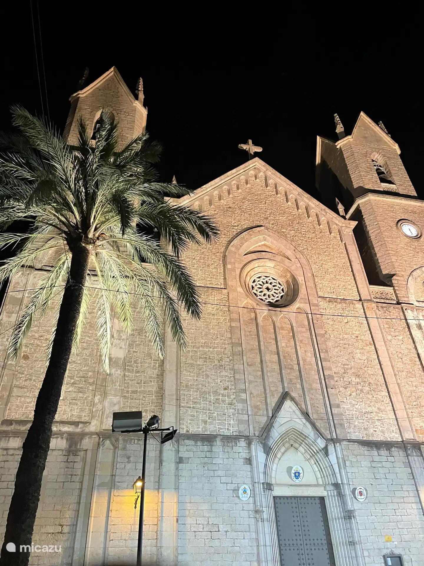 The beautiful church of Bennissa, just short of a cathedral.