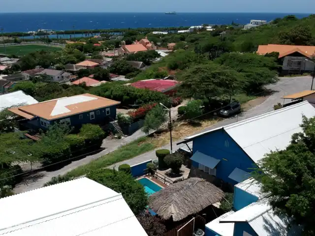 Villa Dushi Bida avec vue sur la mer ! | Curaçao, Curaçao-Centre, Piscadera - villa Vue de la villa et du quartier.
