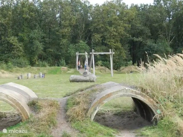 casa vacacional en Países Bajos, Drente, Norg – Heerlyk Boshuys Norg parque infantil campo nórdico