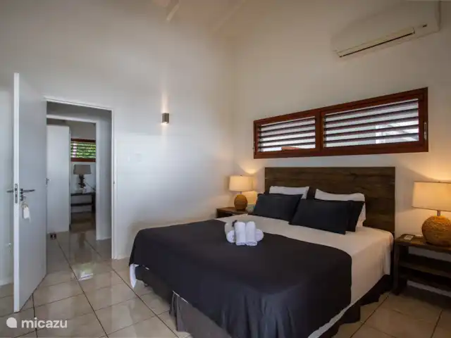 My Sunny Place | Curaçao, Banda Abou (ouest), Cas Abao - villa Chambre des maîtres avec a/c