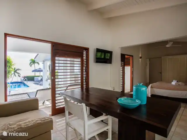 My Sunny Place | Curaçao, Banda Abou (ouest), Cas Abao - villa Chambre 3 avec a/c et coin TV.