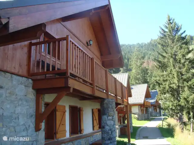 Chalet Clémentine. Pas de frais supplémentaires | France, Isère, Oz-en-Oisans - chalet vue du balcon.