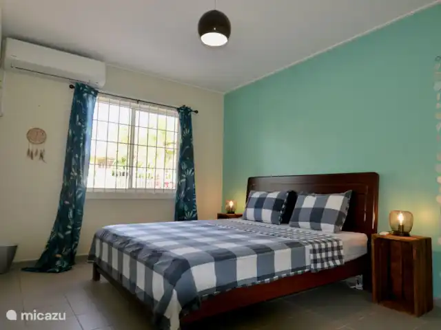 Villa Kolibrie à Julianadorp | Curaçao, Curaçao-Centre, Julianadorp - villa Grande chambre avec lit double