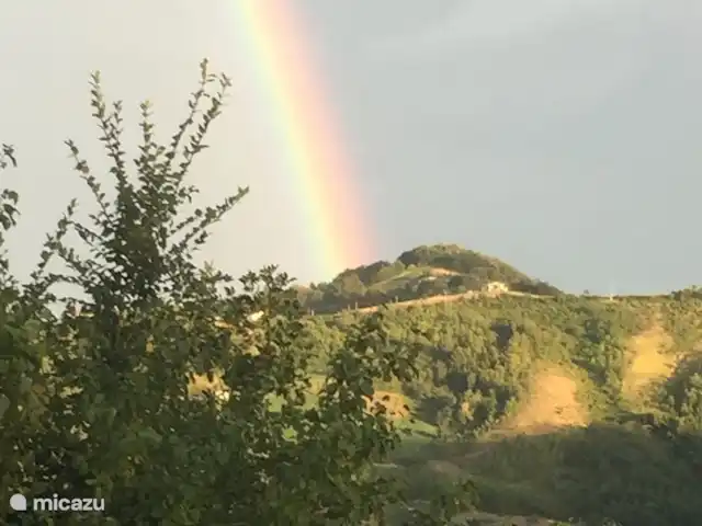 Casa delle Rose huren in Italië, Abruzzen, Cermignano - vakantiehuis Zicht vanaf het balkon