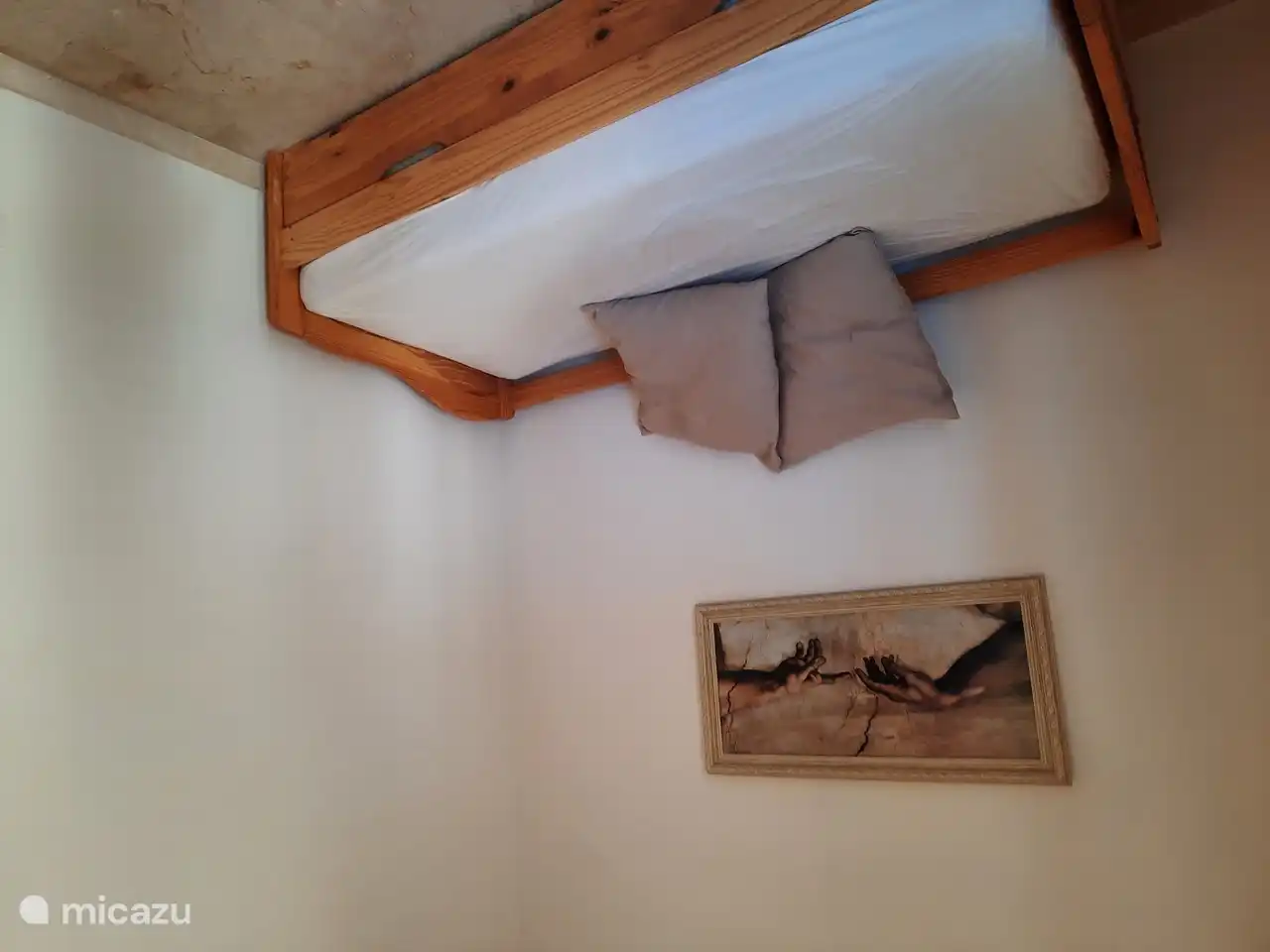 La 3ème chambre avec un lit simple qui peut facilement être changé en lit double.