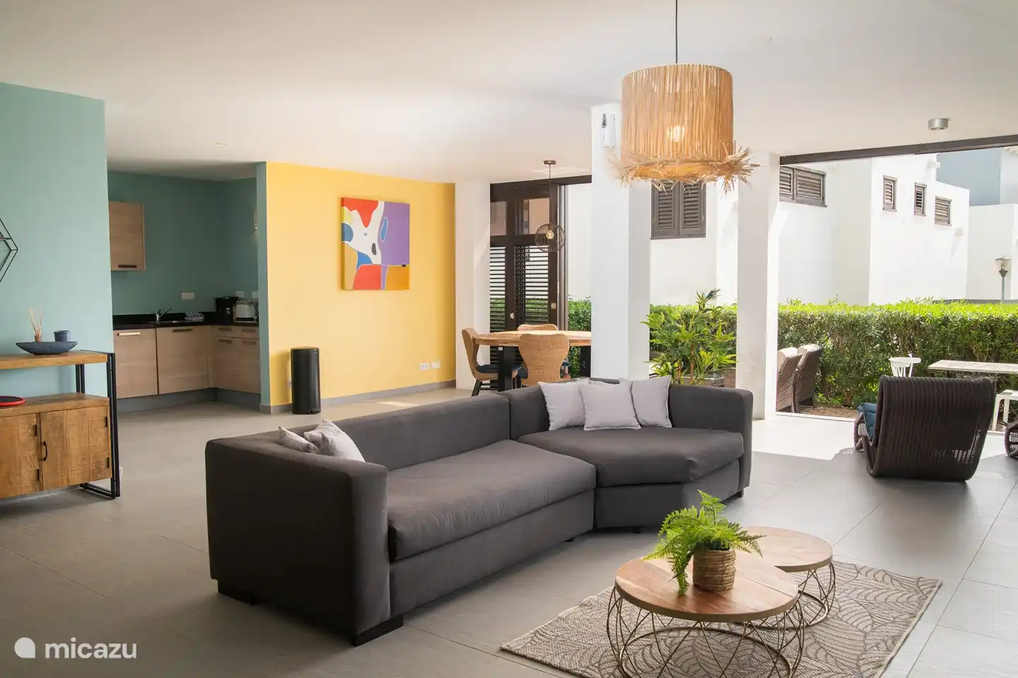 Portes coulissantes donnant sur le jardin