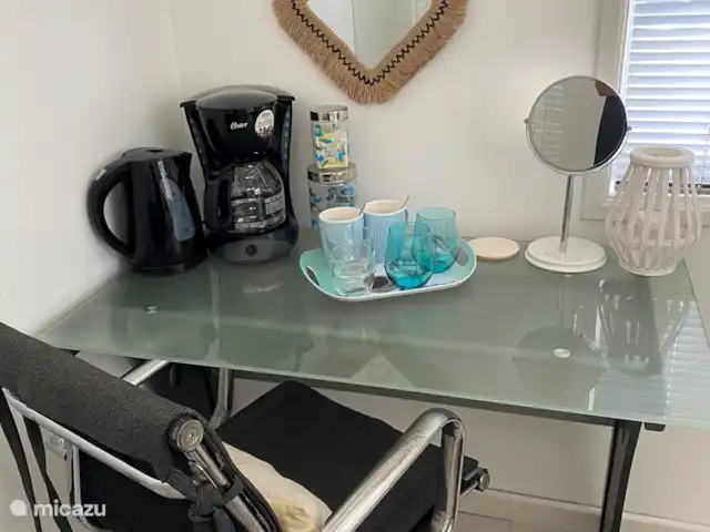 Domaine du Mile Bleu | Bonaire, Bonaire, Santa Barbara - maison de vacances Café/thé chambre d'amis 2.