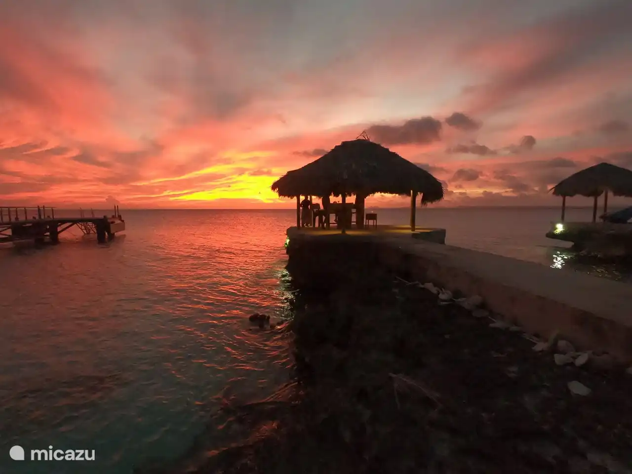Bonaire with its fantastic sunset