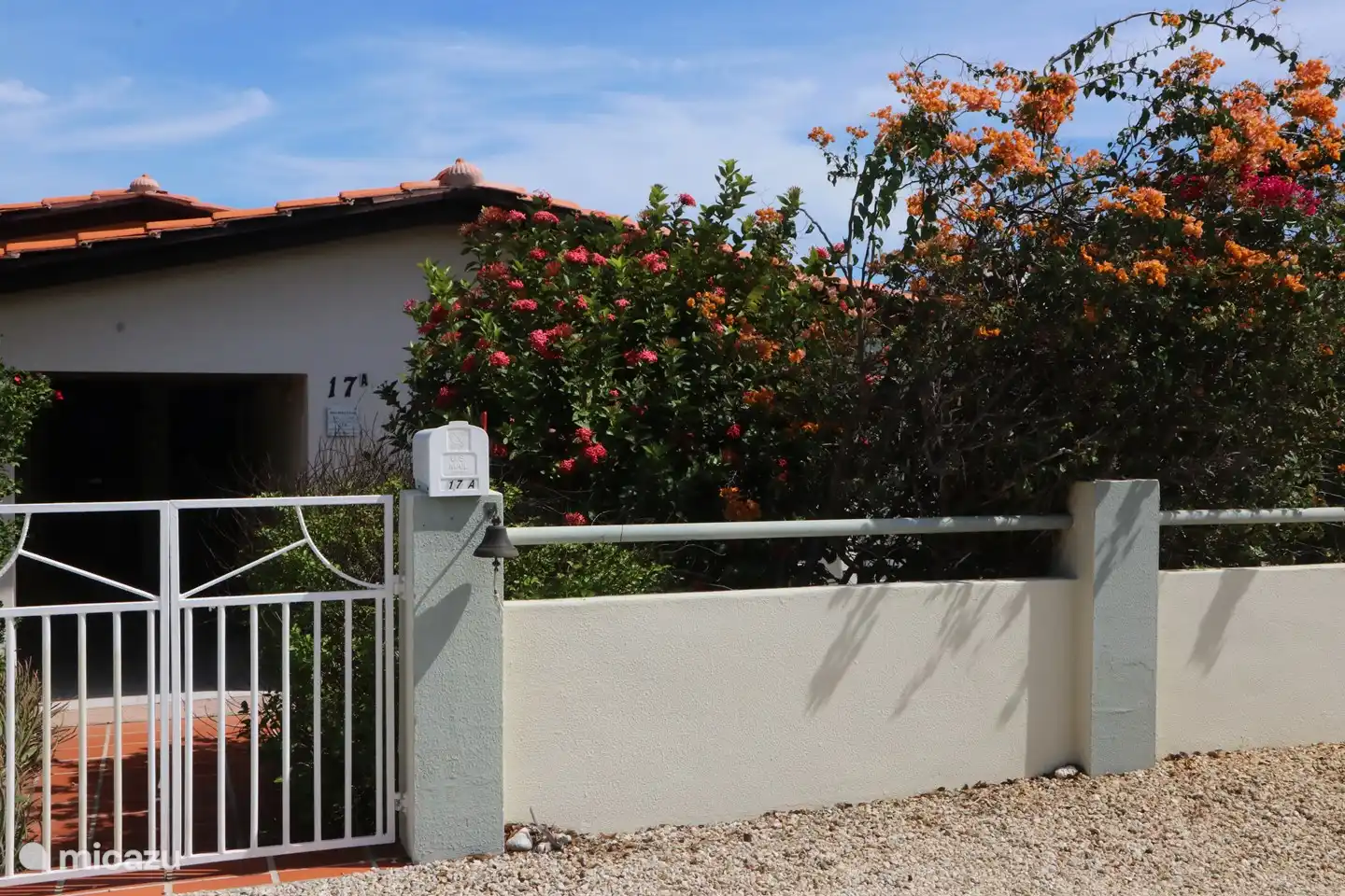 The entrance of the house from Kaya Kuarts (dead end street)