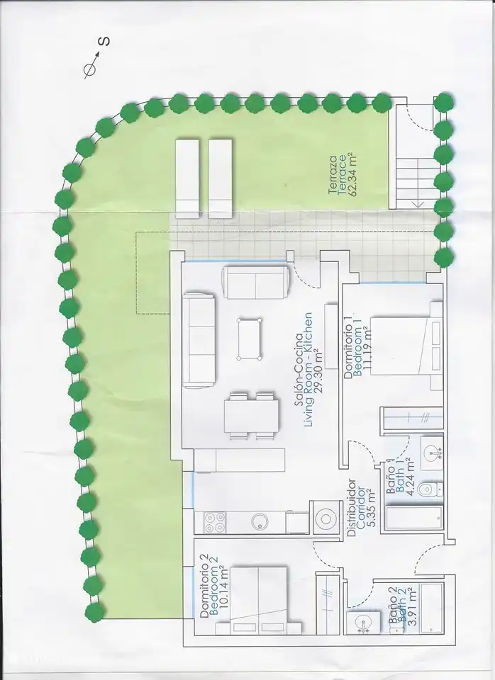 Planta de más de 150 m2