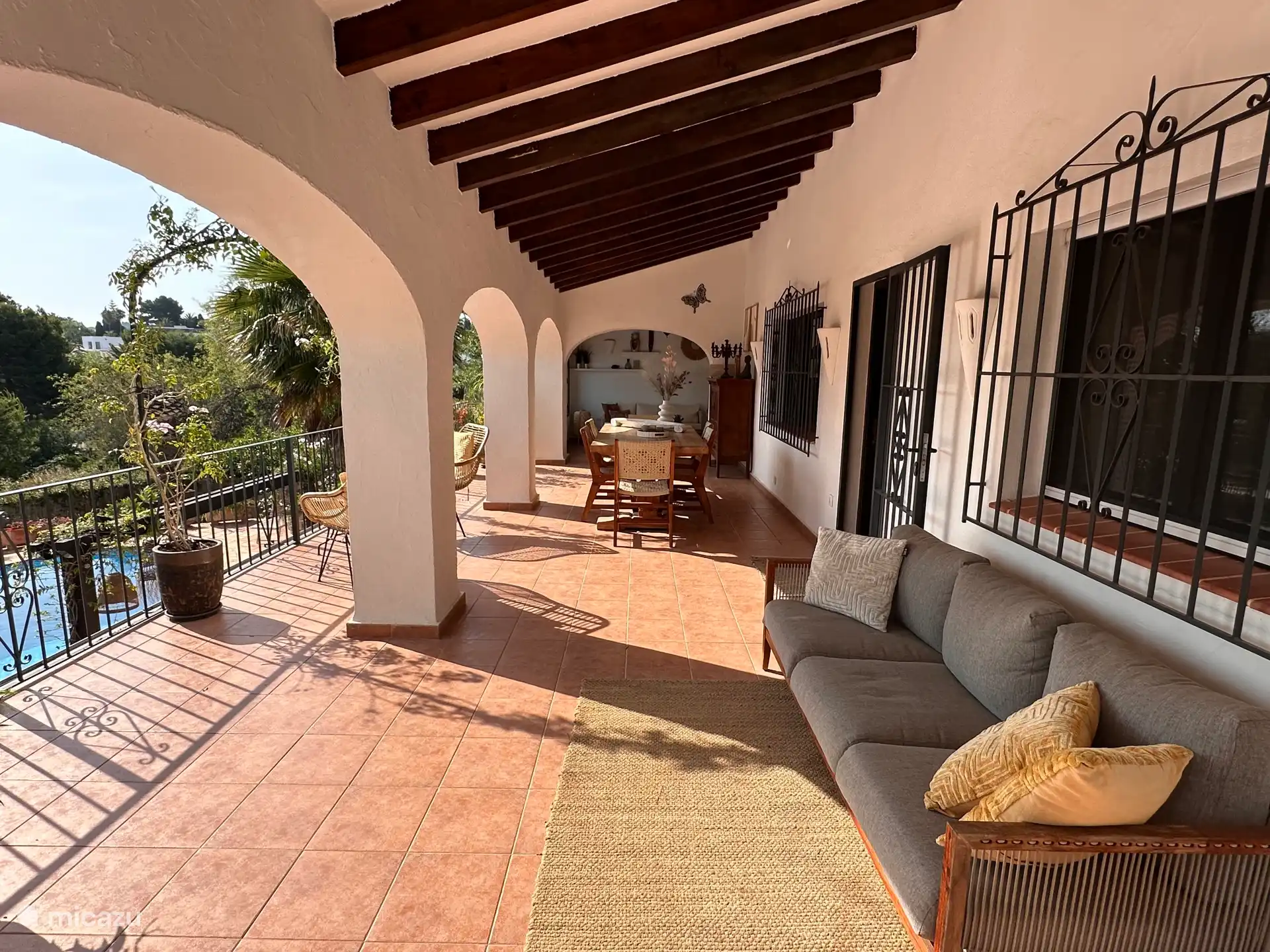 Naya overlooking pool