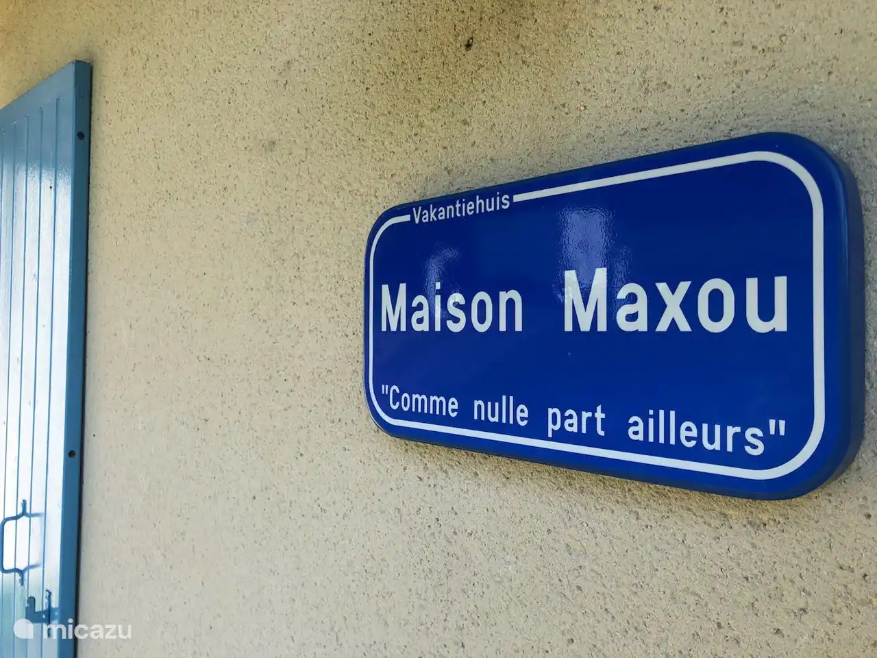 A new nameplate on the wall....