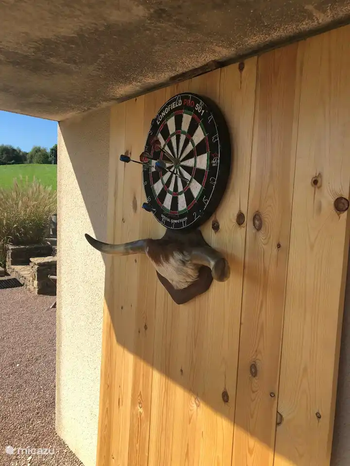 Feel like relaxing... Our Darts Block is ready... It's best to bring your own arrows...