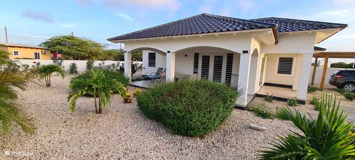 Garden with native plants/shrubs.