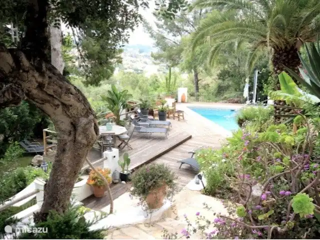 magia de la casa en España, Costa Blanca, Benissa - casa vacacional Hermoso jardín botánico maduro