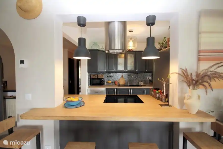 Kitchen seen from the living room