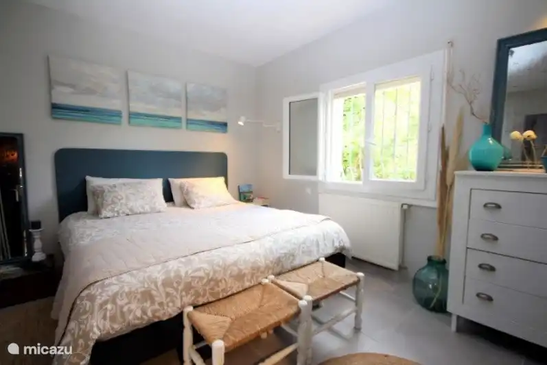 Master bedroom, with walk-in closet and private bathroom