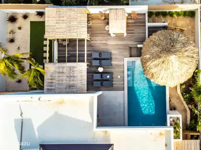 Lamar Villas Penthouse Fidji | Curaçao, Banda Ariba (est), Jan Thiel - penthouse Terrasse de piscine vue d'en haut