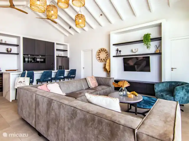 Lamar Villas Penthouse Fidji | Curaçao, Banda Ariba (est), Jan Thiel - penthouse Le salon